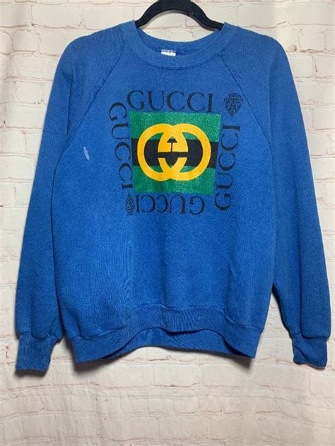 gucci crewneck sweatshirt|vintage gucci sweatshirt for sale.